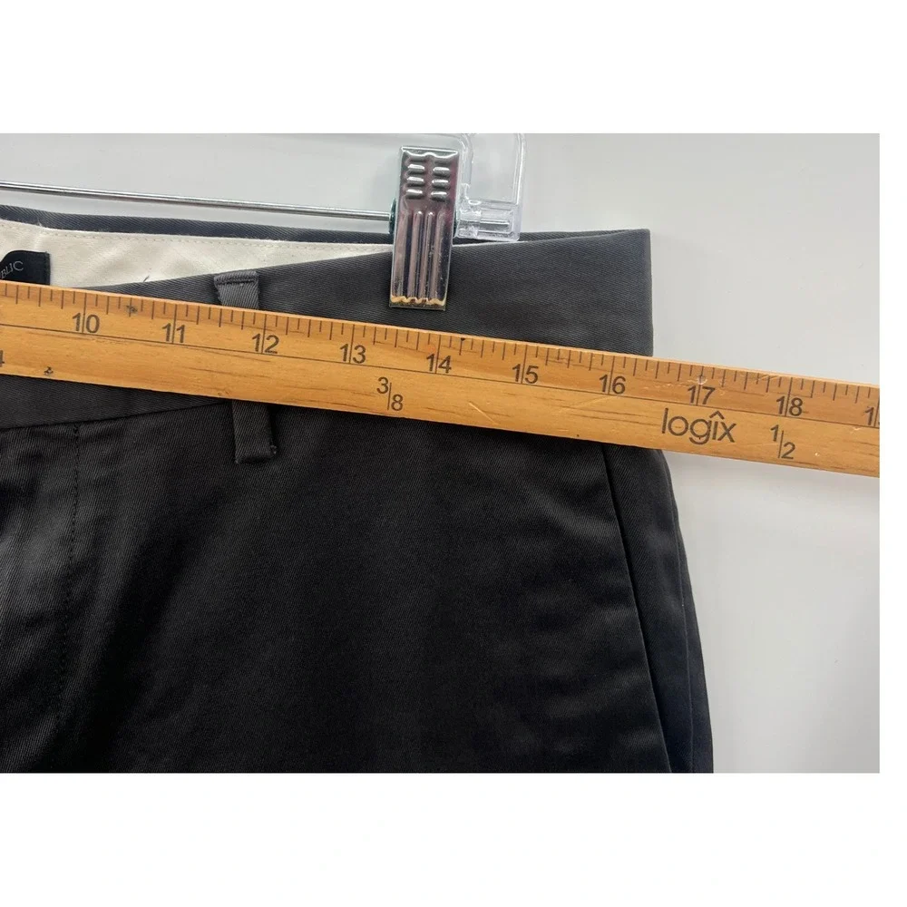 Banana Republic Fulton‎ Chino Mens Pants 33x34 Dark Gray Tailoring Performance